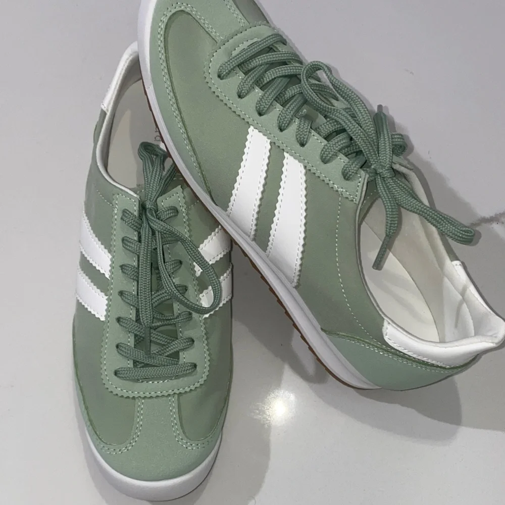 NWOT - Madden Girl Sage Green‎ and White Athletic Sneakers